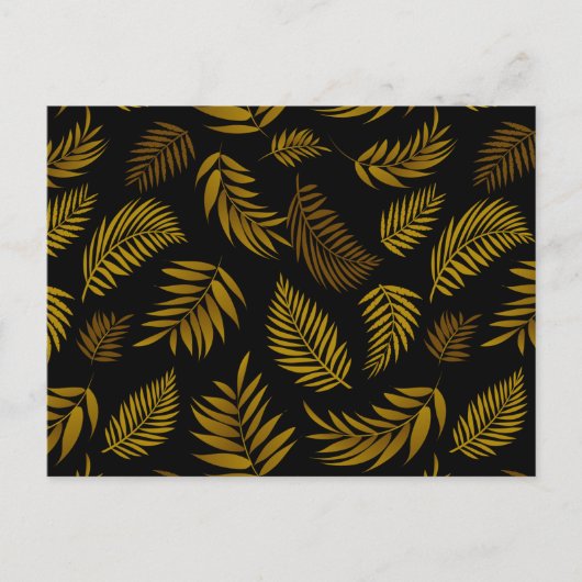 熱帯葉型14 ポストカード (正面)