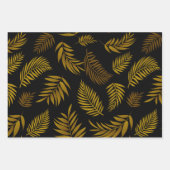 熱帯葉型14 ラッピングペーパーシート (正面3)