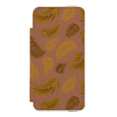 熱帯葉型15 INCIPIO iPhoneウォレットケース (フォリオ 正面)