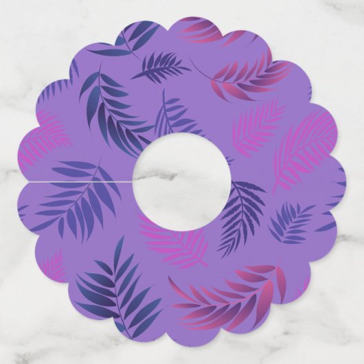 熱帯葉型19 ワイングラスタグ (裏面)