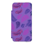 熱帯葉型19 INCIPIO iPhoneウォレットケース (フォリオ 正面)