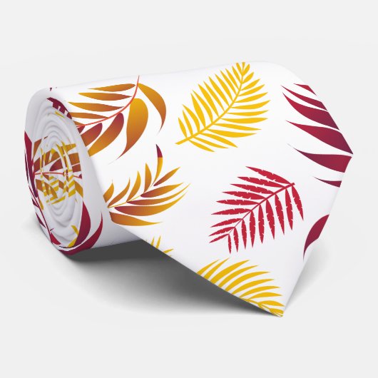 熱帯葉型20 ネクタイ (ロール)