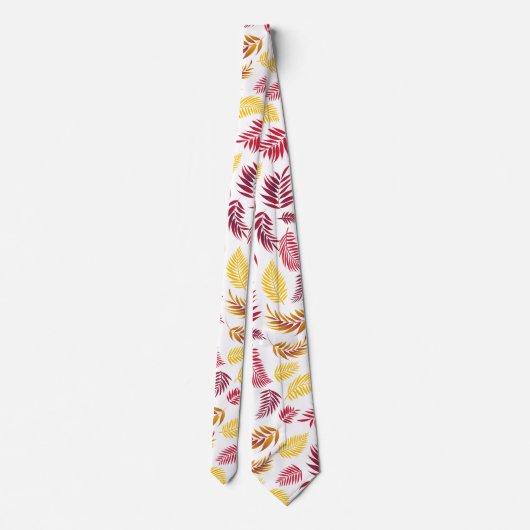 熱帯葉型20 ネクタイ (裏面)