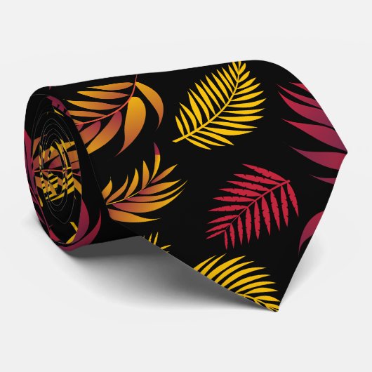 熱帯葉型21 ネクタイ (ロール)