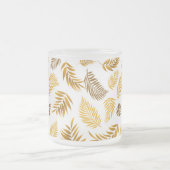 熱帯葉型22 フロストグラスマグカップ (中央)