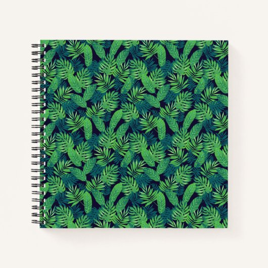 熱帯葉型 ノートブック (正面)