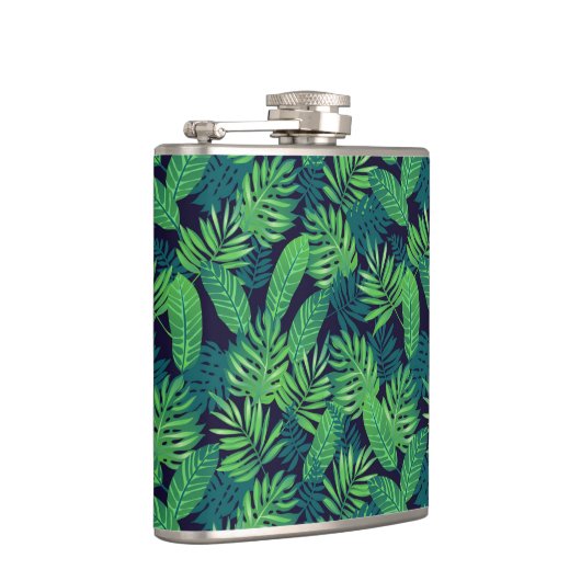 熱帯葉型 フラスク (右)