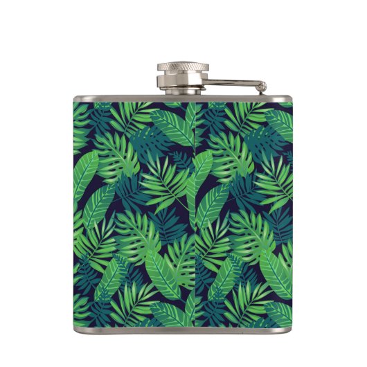 熱帯葉型 フラスク (裏面)