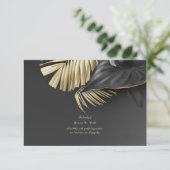 熱帯葉悔やみや弔慰サンキューカード (スタンド正面)