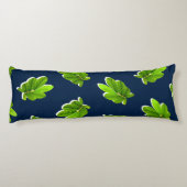 熱帯葉抱き枕のパターン ボディピロー (裏面)