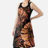 熱帯葉水色、シームレスな水着デシ エプロン (インサイチュ)