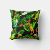 熱帯葉熱帯雨林 クッション (正面)