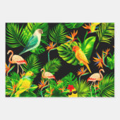 熱帯葉熱帯雨林 ラッピングペーパーシート (正面2)