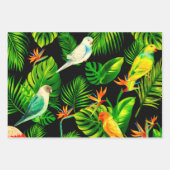 熱帯葉熱帯雨林 ラッピングペーパーシート (正面)