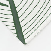 熱帯葉自然：シームレスなパターン。 フリースブランケット (角)