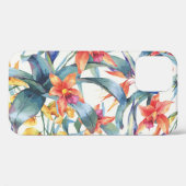 熱帯葉花ヴィンテージ Case-Mate iPhoneケース (裏面 (横))