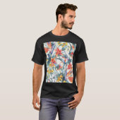 熱帯葉花ヴィンテージ Tシャツ (正面フル)