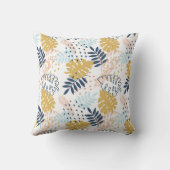 熱帯葉融合 クッション (裏面)