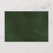 熱帯葉金ゴールド結婚の願い井戸 エンクロージャーカード (裏面)