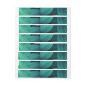 熱帯葉11 ラップアラウンドラベル (シート)