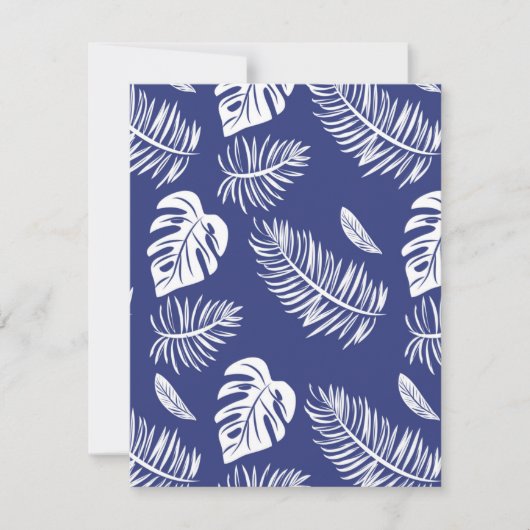 熱帯葉15 ノートカード (正面)