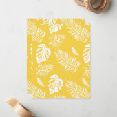 熱帯葉16 ノートカード (正面/裏面インサイチュ)