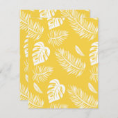 熱帯葉16 ノートカード (正面/裏面)