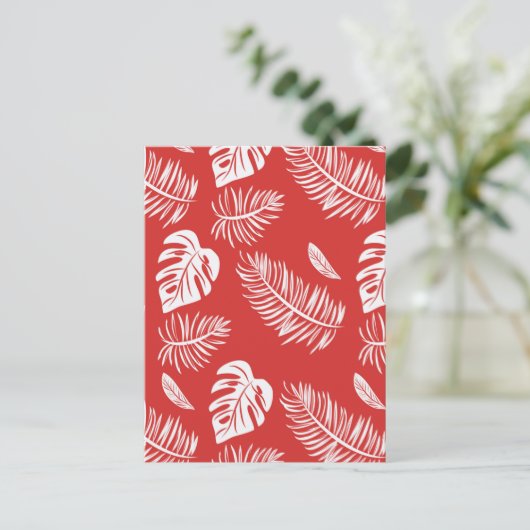 熱帯葉20 ポストカード (スタンド正面)