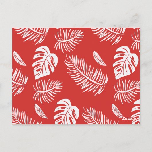 熱帯葉20 ポストカード (裏面)