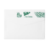 熱帯葉22 ラップアラウンドラベル (裏面)