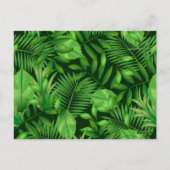 熱帯葉3 ポストカード (裏面)