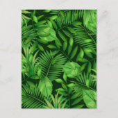 熱帯葉3 ポストカード (正面)