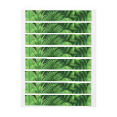 熱帯葉3 ラップアラウンドラベル (シート)