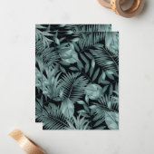 熱帯葉4 ノートカード (正面/裏面インサイチュ)