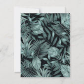 熱帯葉4 ノートカード (裏面)