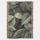 熱帯葉5 スローブランケット (正面縦)