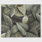 熱帯葉5 ラッピングペーパー (フラット)