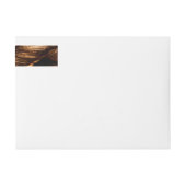 熱帯葉6 ラップアラウンドラベル (正面)