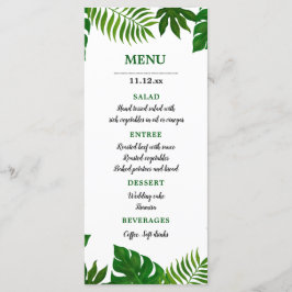 熱帯葉 |のメ結婚ニュー メニュー