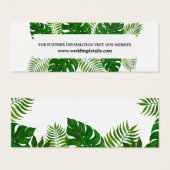 熱帯葉 |の結婚Webサイト (正面&裏面)