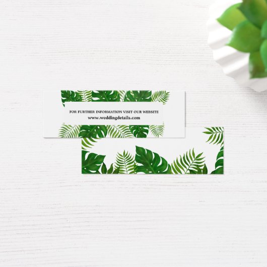 熱帯葉 |の結婚Webサイト (デスク)