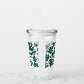 熱帯葉 アクリルタンブラー (左)