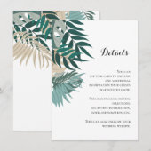 熱帯葉 エンクロージャーカード (正面/裏面)