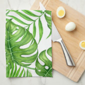 熱帯葉 キッチンタオル (四つ折り)
