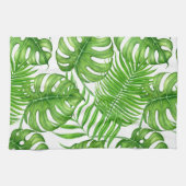 熱帯葉 キッチンタオル (横)