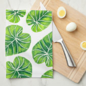 熱帯葉 キッチンタオル (四つ折り)