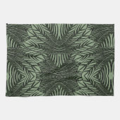熱帯葉 キッチンタオル (横)