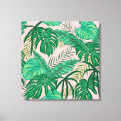 熱帯葉 キャンバスプリント (正面)