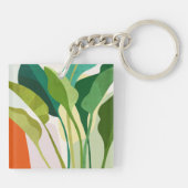 熱帯葉 キーホルダー (裏面)