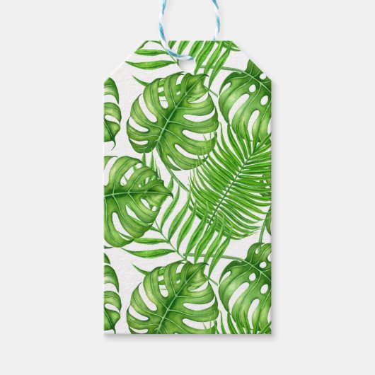 熱帯葉 ギフトタグ (正面)